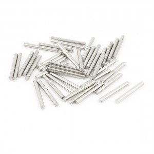 40Pcs 1.6mm Dia DIY Model Stainless Steel Circular Round Rod Bar 15mm Long