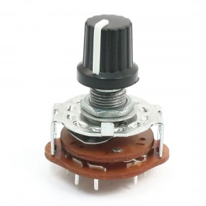 2P5T 2Wafers Rotary Switch Band Selector 2Pole 5 Position