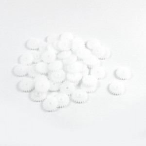RC Airplane Transmission Axle 12mm x 2mm 22 Teeth Plastic Motor Gear 50 Pcs