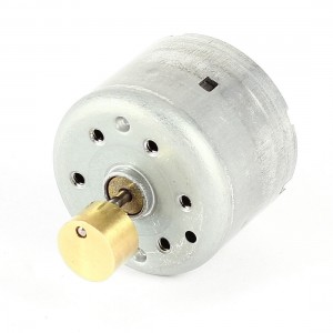 6V 0.01A 4200RPM Speed Metallic Housing Cylinder Electric DC Vibration Motor