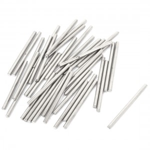 40 Pieces 1.6mm Dia 2.5cm Long Stainless Steel  Round Rods for RC Helicopter Toy