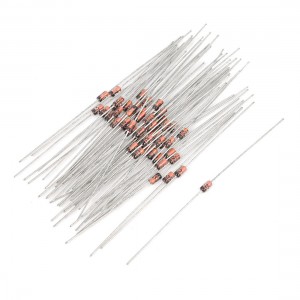 55Pcs 2.2V 1/2W Glass Sealed Case Axial Leads Zener Diodes