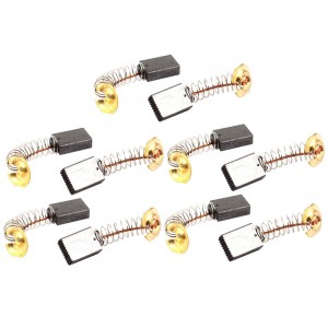 10 Pcs Dust Collector 15mm x 11mm x 12mm Springs Attached Carbon Brush