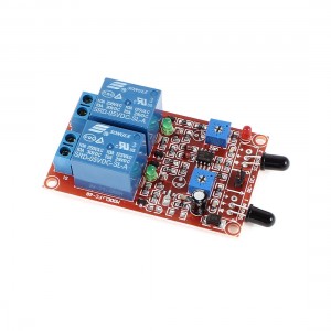 DC 5V LED Light Potentiometer 2CH Flame Detect Sensor Relay Module