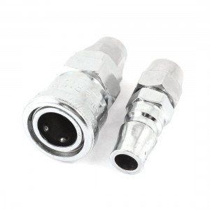 Pneumatic 4 5mm x 10 5mm Air Flow Quick Release Coupler Set