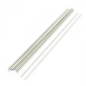 10Pcs 160 x 2.5mm Stainless Steel Cylinder Linear Rail Round Rod Axle