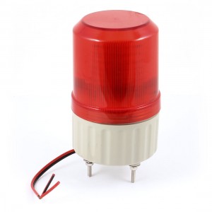 Industrial Signal Tower 30 Leds Red Flashing Rotary Warning Lamp 24VDC