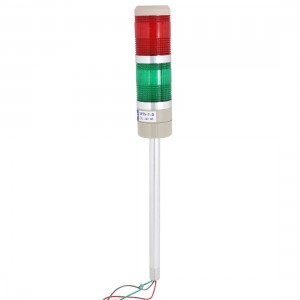 DC 24V 10W Red Green Light Buzzer Industrial Warning Signal Alarm Lamp