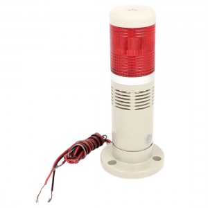 DC 12V Red LED Flashing Industry Signal Tower Alarm Light Lamp