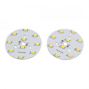 2 Pcs DC 12-18V 5W Warm White Light High Power 1210 SMD 10 LED Lamp Emitter