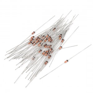 55Pcs 1N4742 12V 1/2W Glass Sealed Case Axial Leads Zener Diodes