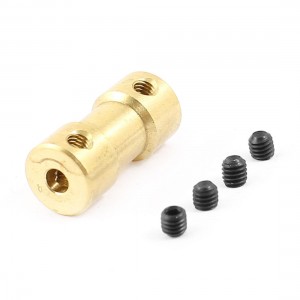 RC Airplane Helicopter 3mm to 4mm Brass Joint Motor Shaft Coupler Coupler