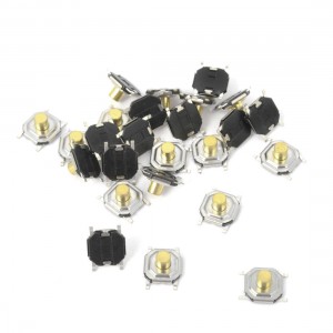 25Pcs Momentary Tact Tactile Push Button Switch 4x4x3mm 4-pin SMD