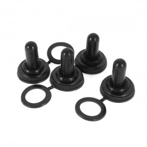 4pcs 11mm Threaded Waterproof Toggle Switch Rubber Cover Cap Seal