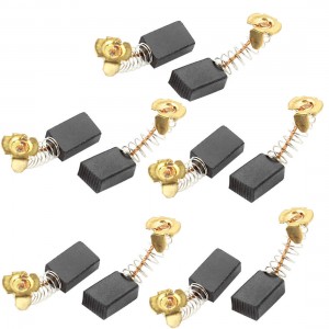 10 Pcs Electric Drill Motor Carbon Brushes 15mm x 10mm x 6mm