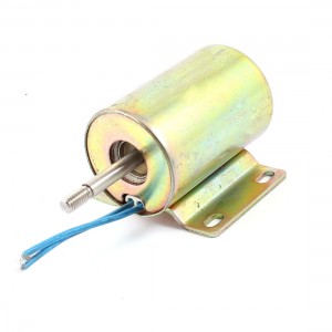 15mm/2Kg Push Pull Type Cylindrical Wired Solenoid Electromagnet DC 110V 1.15A