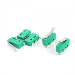 5pcs KW4-3Z-3 SPDT NO NC Momentary Hinge Lever Limit Switch Microswitch
