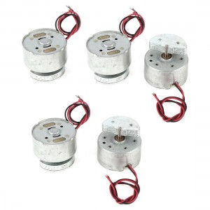 5 Pcs Mini Vibration Motor 3500RPM DC 1.5-6V RF300 for Toys Game Devices