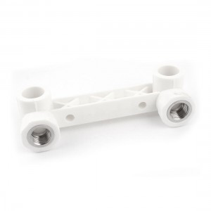 PPR 25mm to 1/2PT Thread Water Pipe Tube Hose Double Elbow Fitting Connector