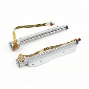 2PCS 82mm Long 68mmx3mm Shaft 10mm Diameter Stepper Motor Silver Tone