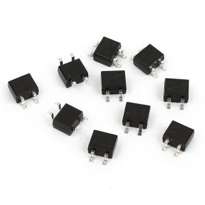 10 Pcs MB6S SOP-4 Glass Passivated Single Phase Bridge Rectifier 0.5A 600V