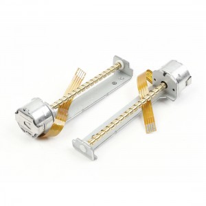 2PCS 52.5mm Length Shaft 2 Phase 4 Wire Stepping Motor 15mm x 9mm