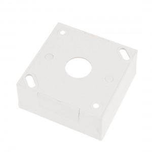 86mm x 86mm x 34mm PVC Truncking End Cap Connector Cable Raceway Joint