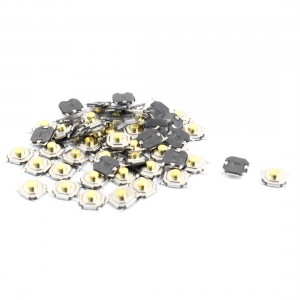 50 Pcs 4mmx4mmx2mm 4-Pin PCB Momentary Tactile Tact Push Button Switch