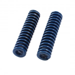 Plastic Injection Mold Die Light Load Blue Compression Spring 10mm x 40mm 2pcs