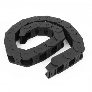 Black Plastic Drag Chain Cable Carrier 25 x 25mm for CNC Machine