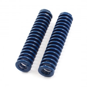 2PCS Light Duty Blue Compression Spring 8mmx35mm for Plastic Injection Mold Die