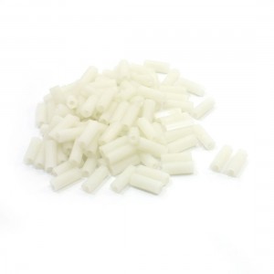 100Pcs 6 x 15mm Insulation Hex Hexagonal Threaded Spacer Support M3 Thread Dia