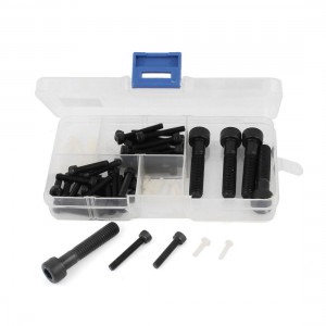 65Pcs 5 Kinds Hex Cross Socket Cap Head Screw Set for RC Airplane Aircraft