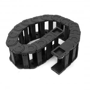 Black Plastic Drag Chain Cable Carrier 35 x 100mm for CNC Machine