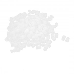 100pcs Clear Plastic Flange Type Stopper for 12mm Dia Test Tube