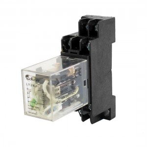 DC 24V 8-Pin DPDT General Purpose Coil Power Relay w Plug-in Socket