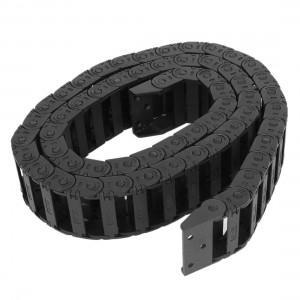 100cm R3.5cm Plastic Open Type Wire Carrier Cable Drag Chain 10mmx30mm