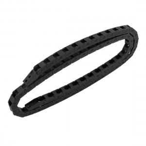 7mm x 7mm Flexible Semi Enclosed Towline Drag Chain Carrier 105cm Long