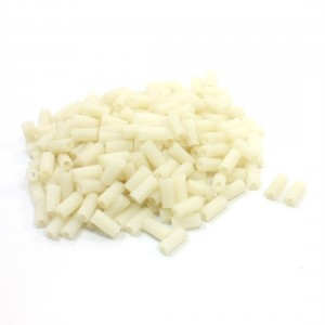 200Pcs 6 x 12mm Insulation Hex Hexagonal Threaded Spacer Support M3 Thread