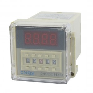 DH48S-1Z LCD Display Time Timer Delay Relay 8-Pin SPST 0.01S-99H99M AC/DC24V