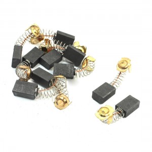 10Pcs 43# Carbon Brushes 21/32" x 7/16" x 7/25" for Hitachi 110 Cutting Machine