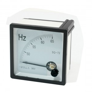 AC 380V 45-65Hz Range Square Dial Frequency Measurement Panel Meter