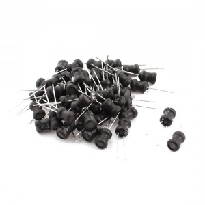 50Pcs Through Hole 18mH 50mA 6x8mm 10% Radial Lead Inductor