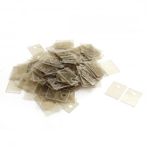300pcs 13mm x 18mm x 0.12mm Mica Insulator Sheet