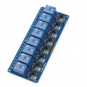 DC 12V Low Level Trigger Optocoupler Isolator 8-CH Power Relay Module