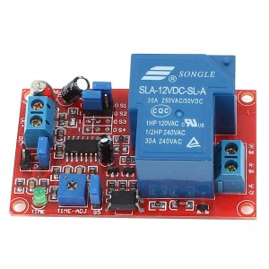 High/Low Level Trigger Delay Time Module DC12V 30A 1 Channel for Arduino