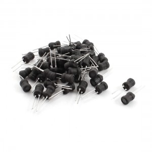 50Pcs Electric Component 330K 33uH 1.2mA 6x8mm 10% Radial Inductor