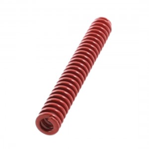 Med Load Red Spiral Stamping Compression Die Spring 8x55mm