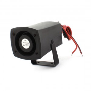 Electric Component Rectangle Shaped 2 Wired Alarm Buzzer Beep DC 24V