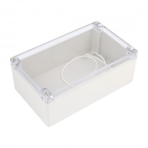 Clear Waterproof Cable Connect Electric Switch Junction Box 195 x 111 x 74mm